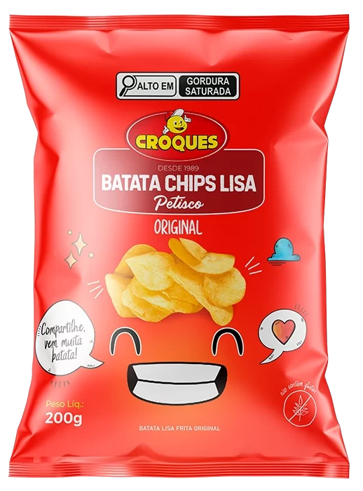 Batata Chips Lisa Original 45g | Croques