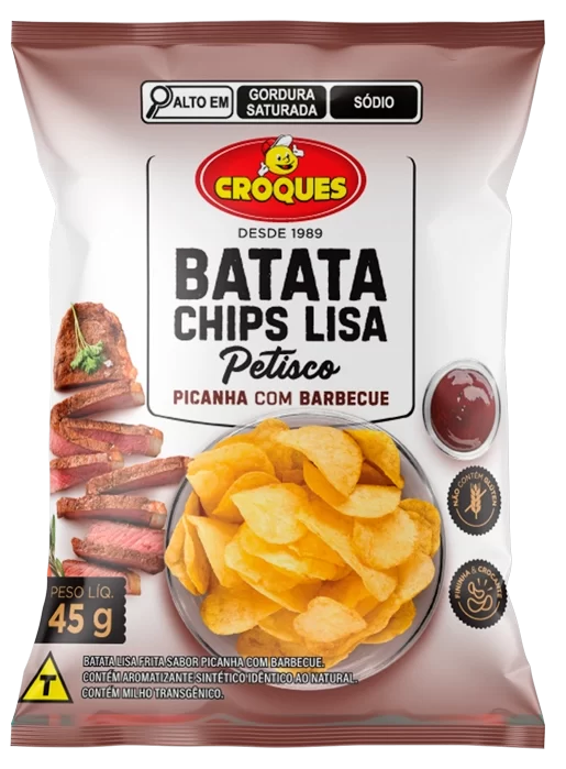 Batata Chips Lisa – Frango Grelhado 200g | Croques